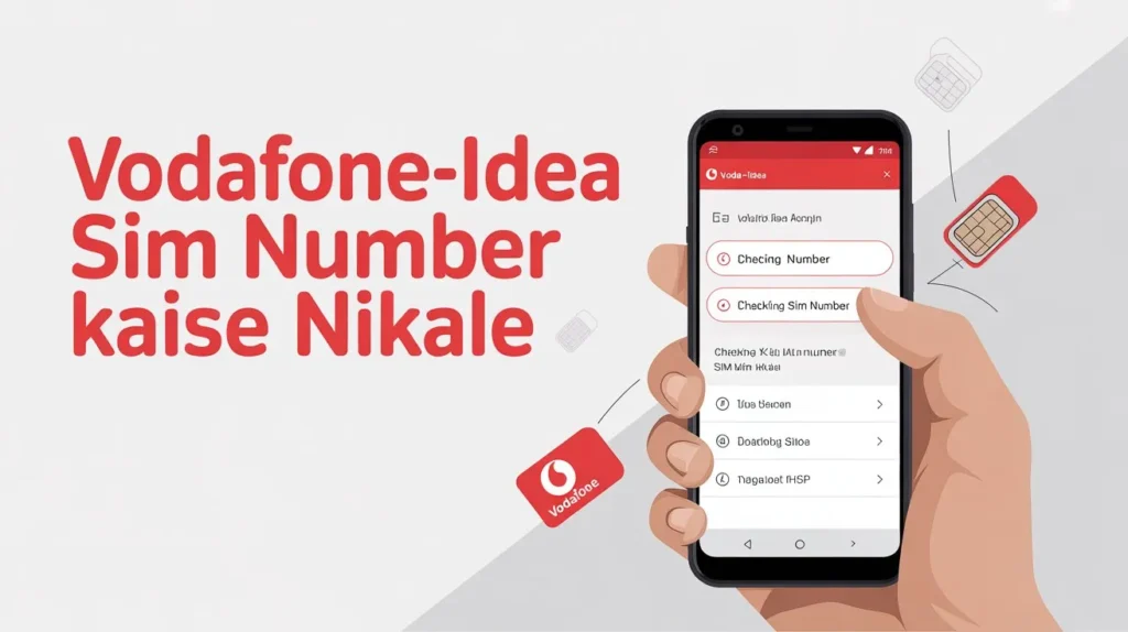 Vodafone-Idea Sim Number Kaise Nikale